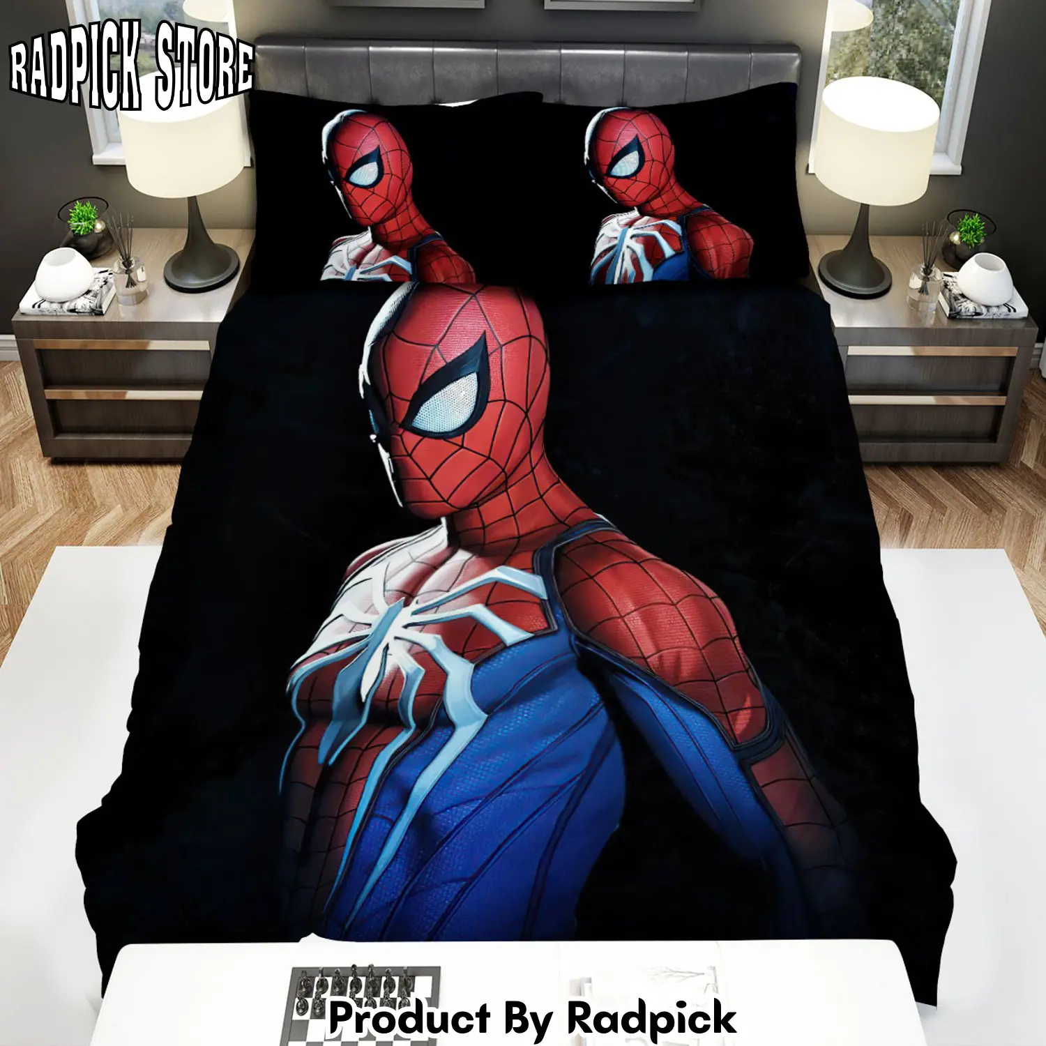 Radpick spiderman game the man duvet cover bedroom sets comfortable bedding sets rp3272087